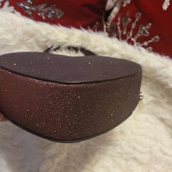 Kate Spade Love Shack Glitter Heart Purse Crossbody - Picture 5 of 7